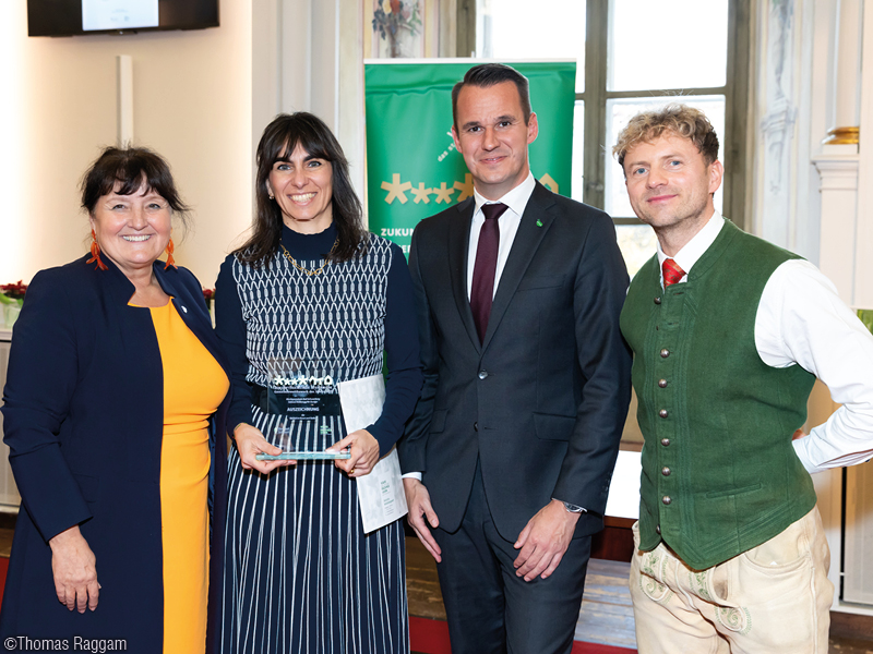 Schloss Hollenegg und Marktgemeinde Schwanberg im Rahmen "Zukunftsgemeinde Steiermark" ausgezeichnet.