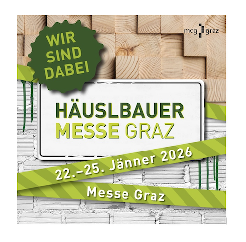 Banner Häuslbauermesse Graz 2026.
